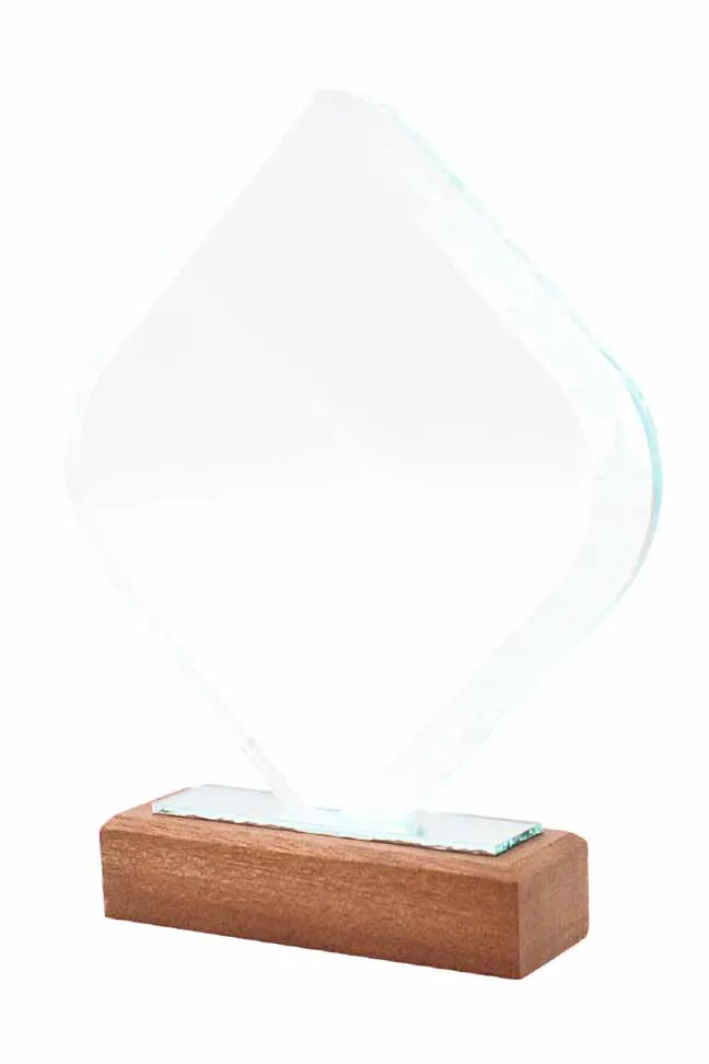 SV35 Wooden Crystal Plaque
