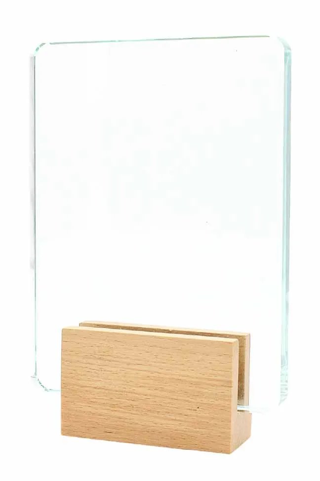 SV39 Wooden Crystal Plaque