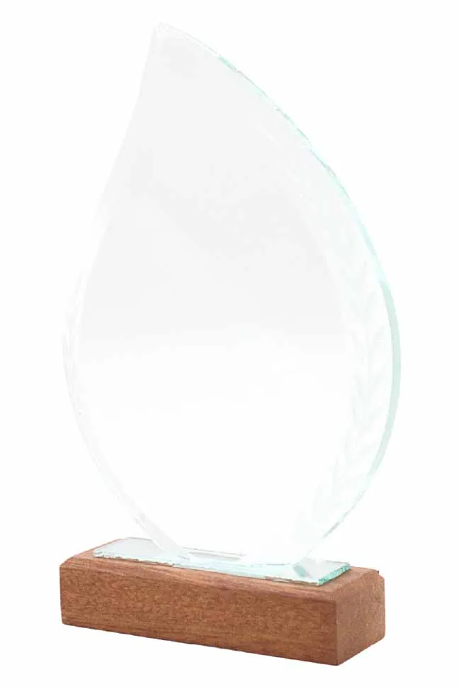 SV34 Wooden Crystal Plaque