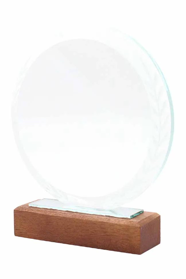 SV33 Wooden Crystal Plaque