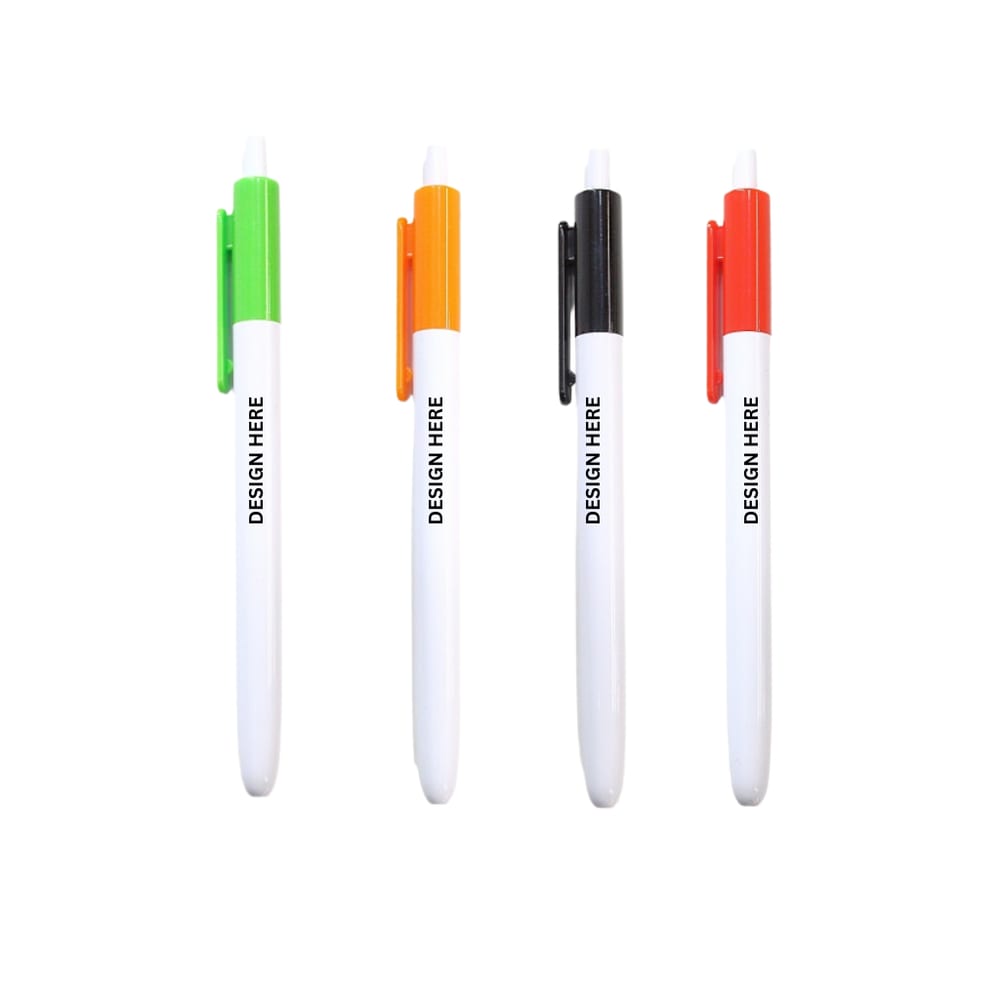 MYGIFT PLASTIC PEN Black PP BU02