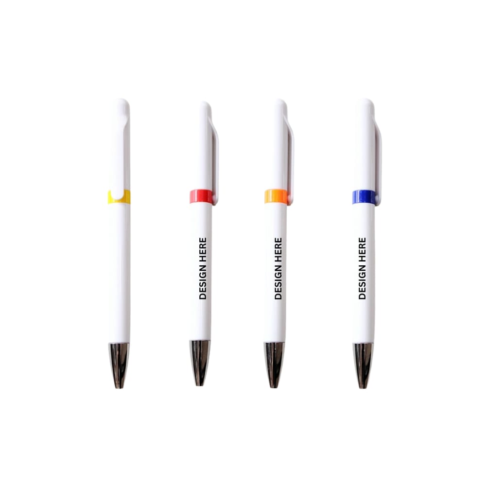 MYGIFT PLASTIC PEN Yellow PP BP04
