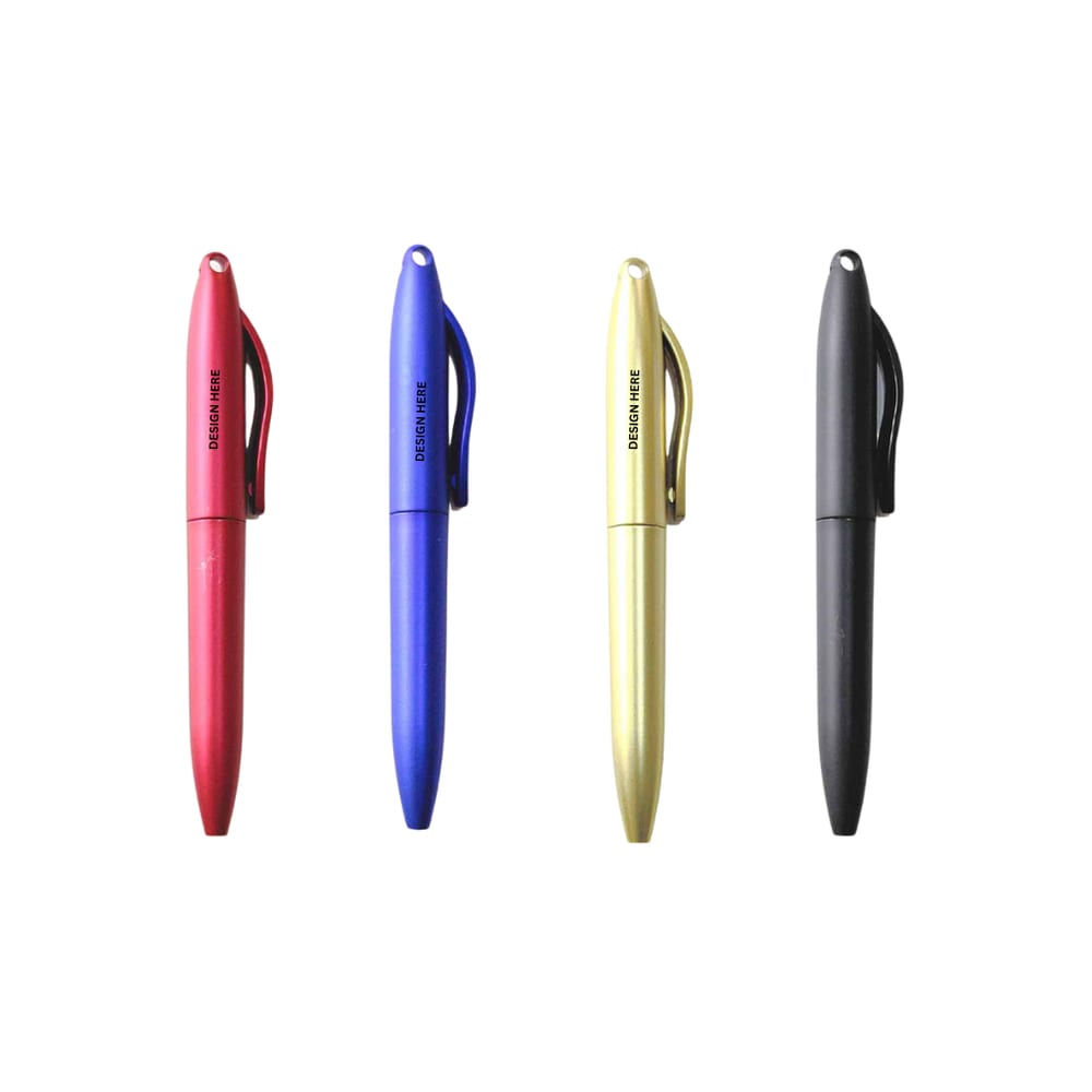 MYGIFT PLASTIC PEN Black PP BO02
