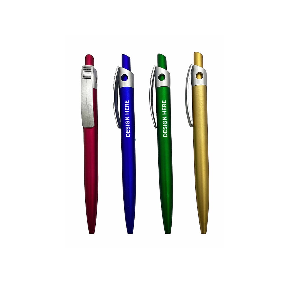 MYGIFT PLASTIC PEN Red PP BI05