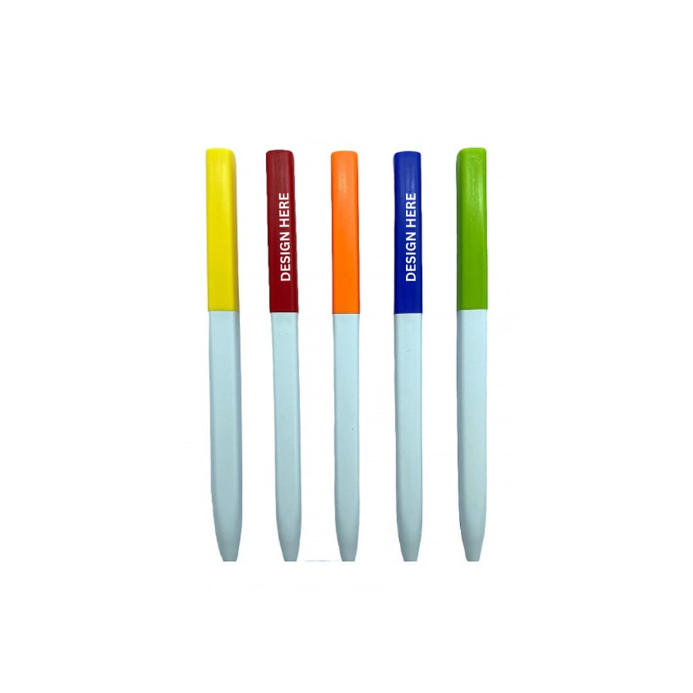 MYGIFT PLASTIC PEN Yellow PP BH04